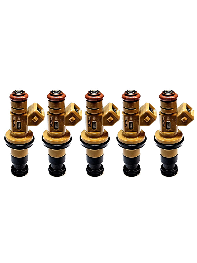 5Pcs Fuel Injector For Volvo S70 V70 2.4L L5 1999 9125821 195500-3460