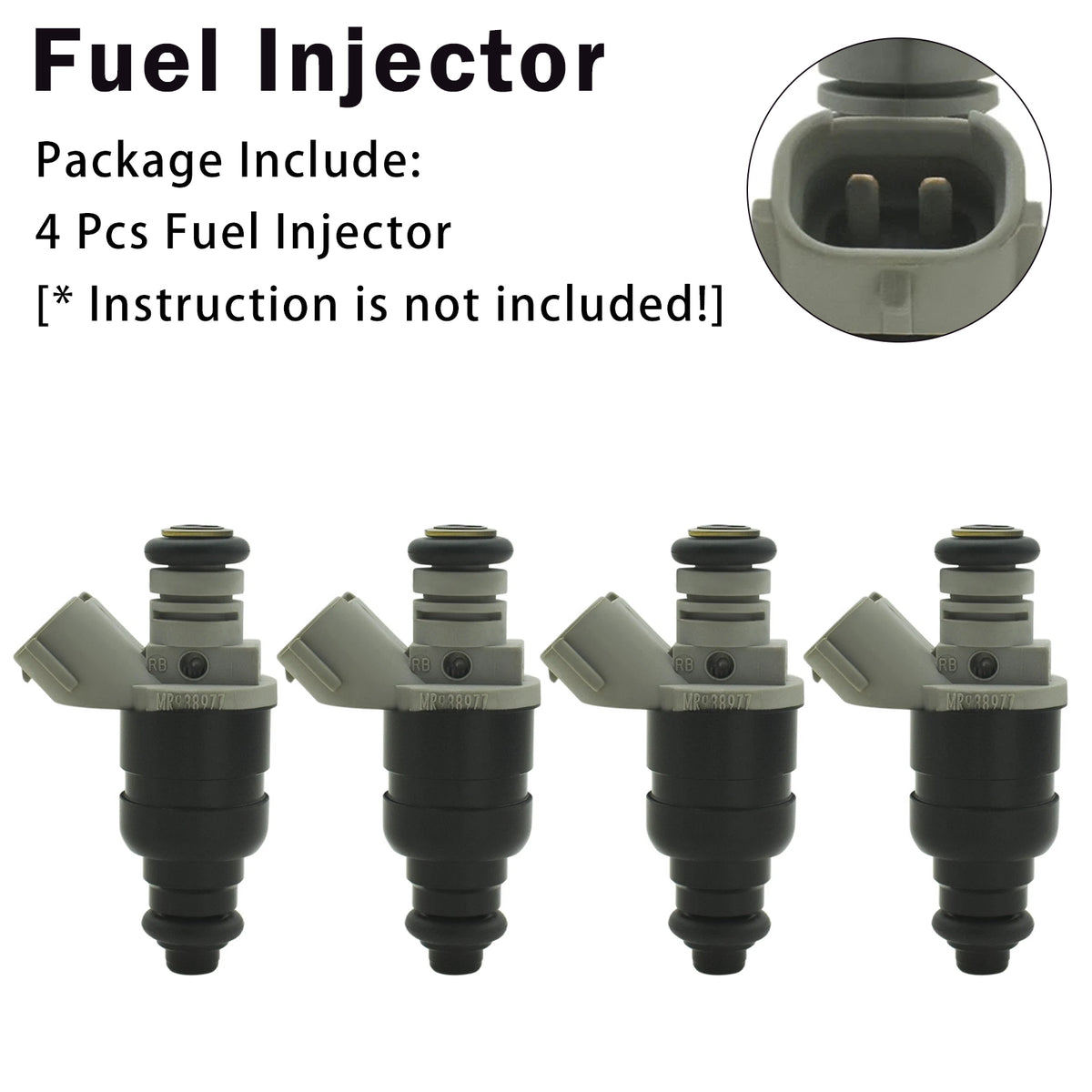 4Pcs Fuel Injector For Mitsubishi Colt 1.3L Smart Forfour 04-08 MR988977