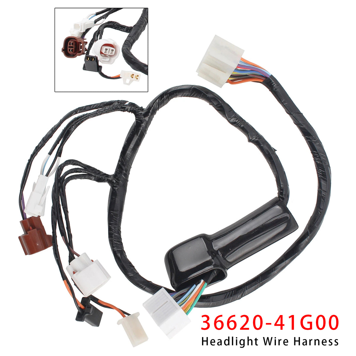 Headlight Wiring Harness Cable Assembly For Suzuki GSXR 1000 2005-2006