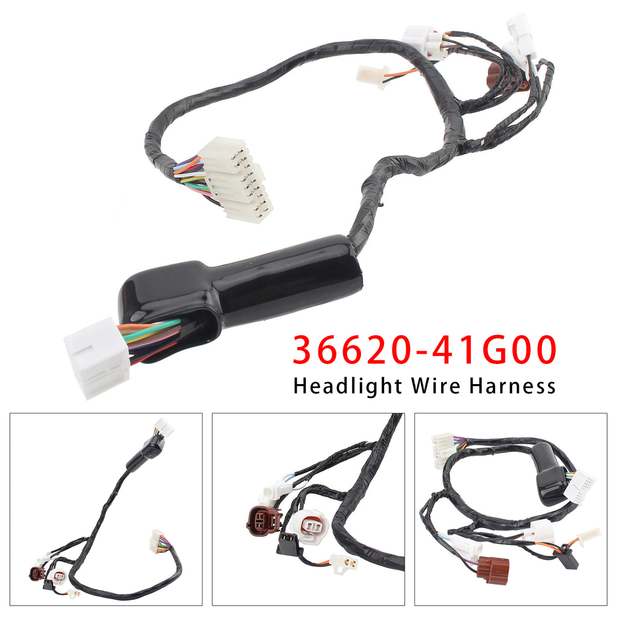 Headlight Wiring Harness Cable Assembly For Suzuki GSXR 1000 2005-2006