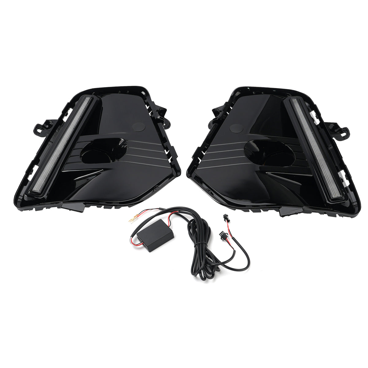 Pair Front Bumper LED DRL Daytime Running Light For Toyota RAV4 2026-2027