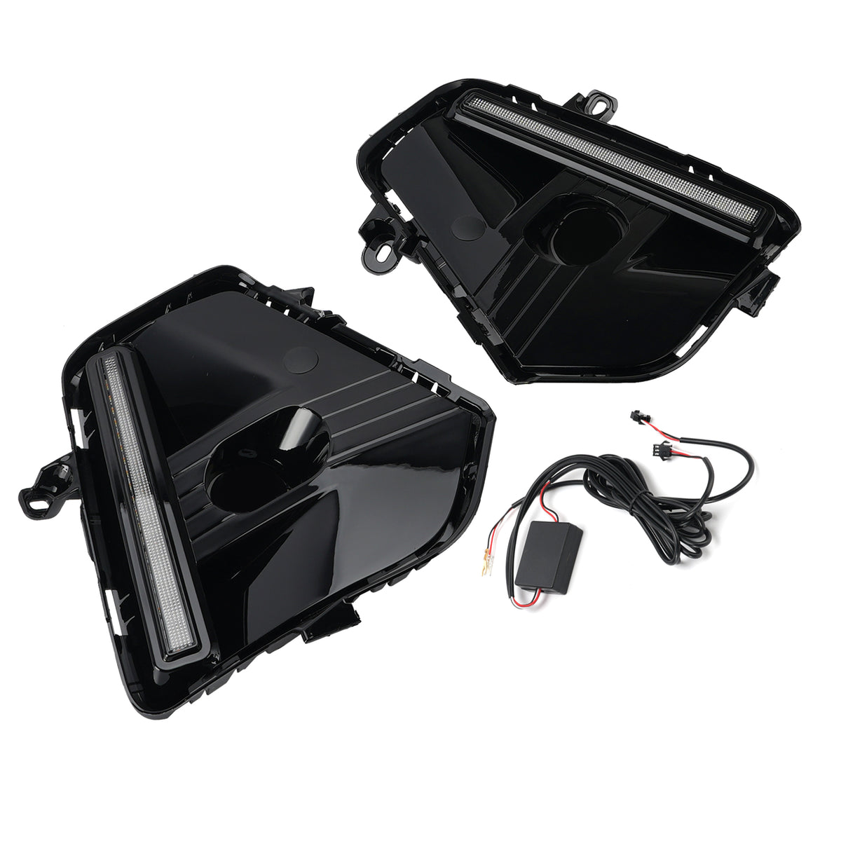 Pair Front Bumper LED DRL Daytime Running Light For Toyota RAV4 2026-2027