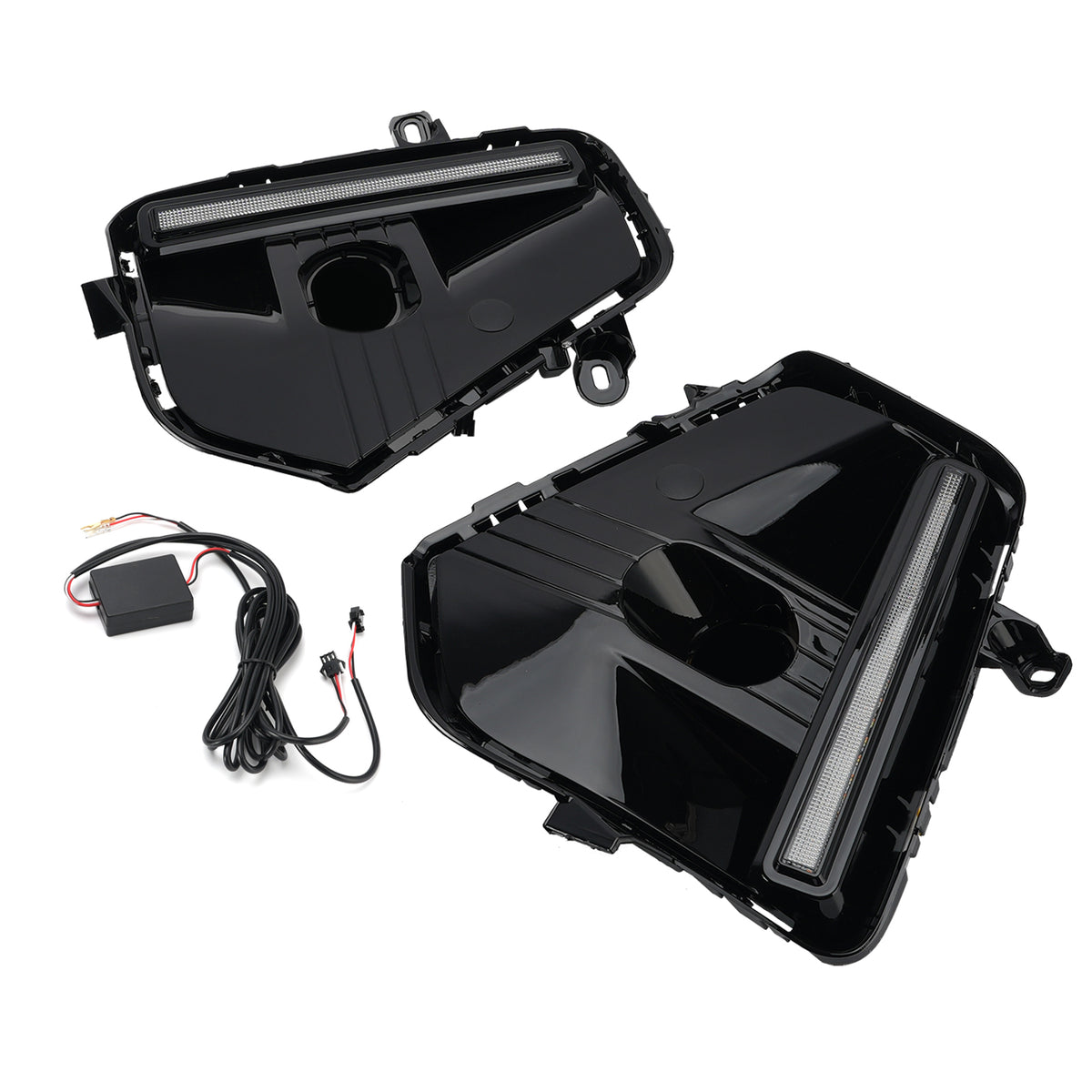 Pair Front Bumper LED DRL Daytime Running Light For Toyota RAV4 2026-2027