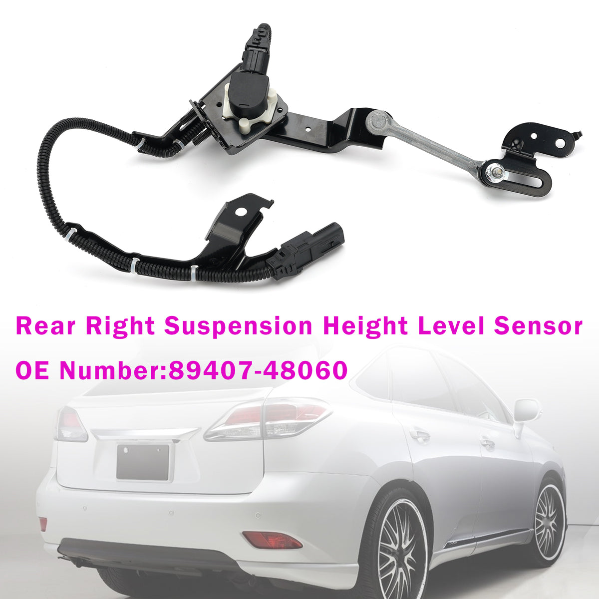 Rear Right Height Level Sensor For Lexus GS450h RX350 2010-2013 V6 3.5L