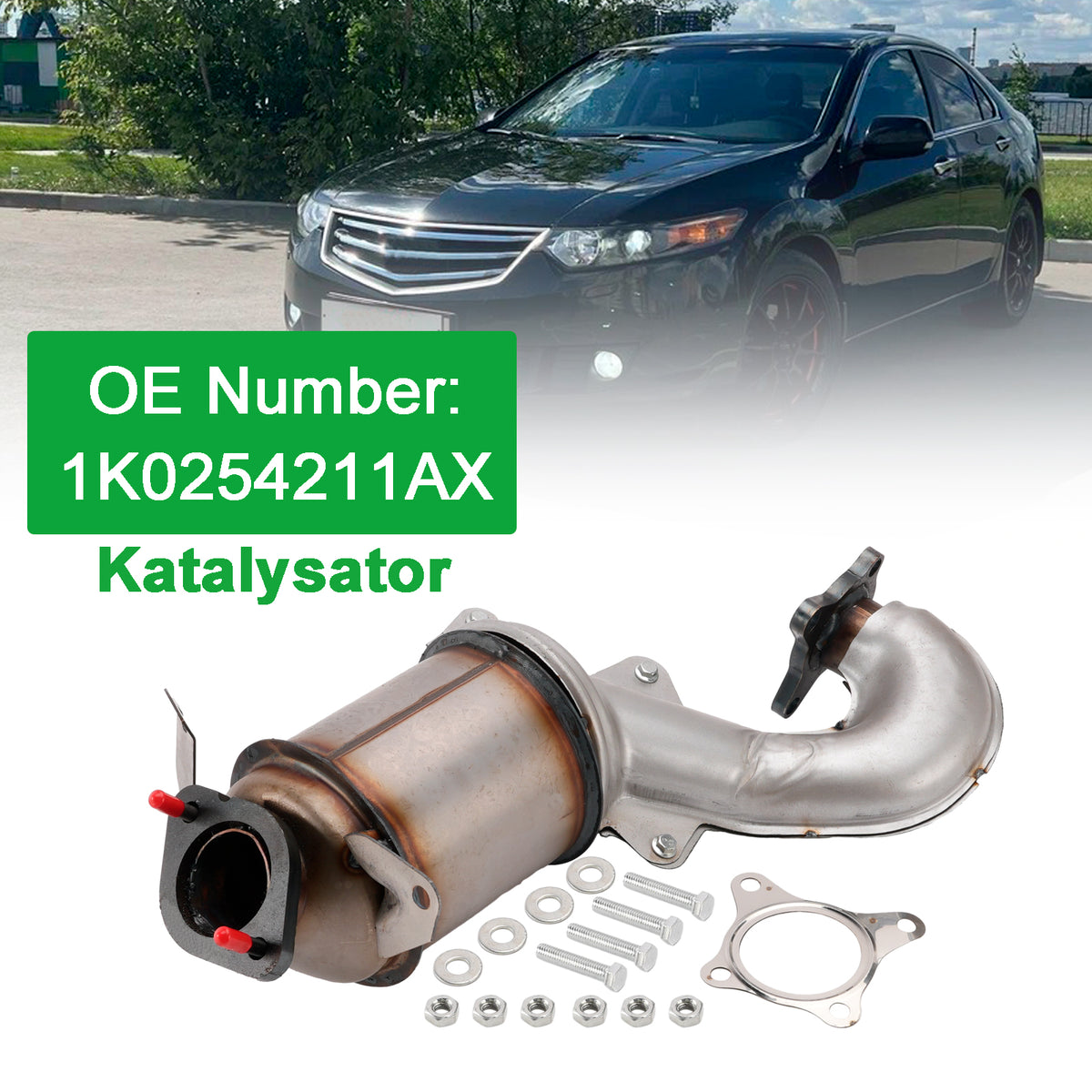 Catalytic Converter For Audi A3 Seat Altea Leon Skoda Octavia VW EOS GOLF 1.4 TSI