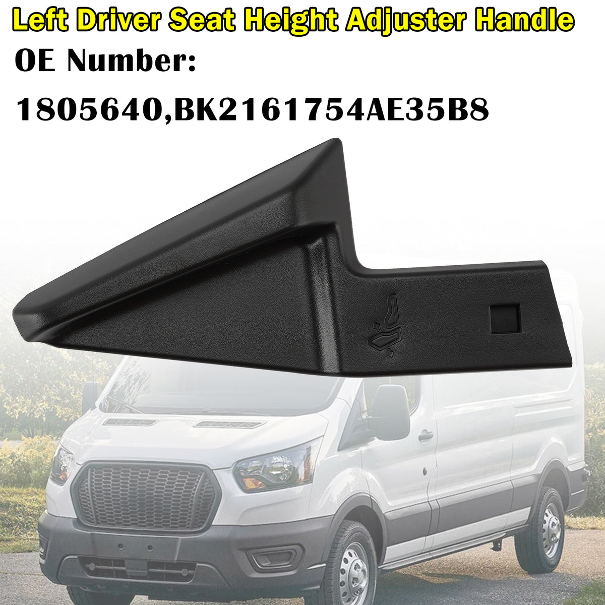 Left Seat Height Adjuster Handle 1805640 For Ford Transit MK8 Custom 2014-