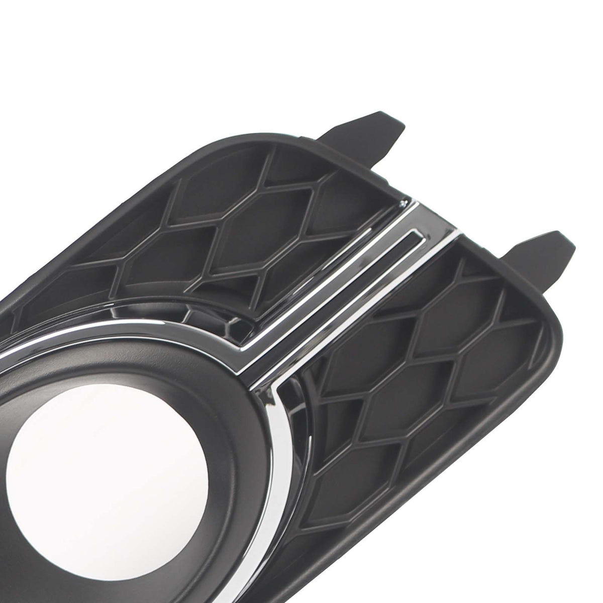 2PCS Car Front Bumper Fog Light Grille For Audi A6 C7 S-Line 2012-2014