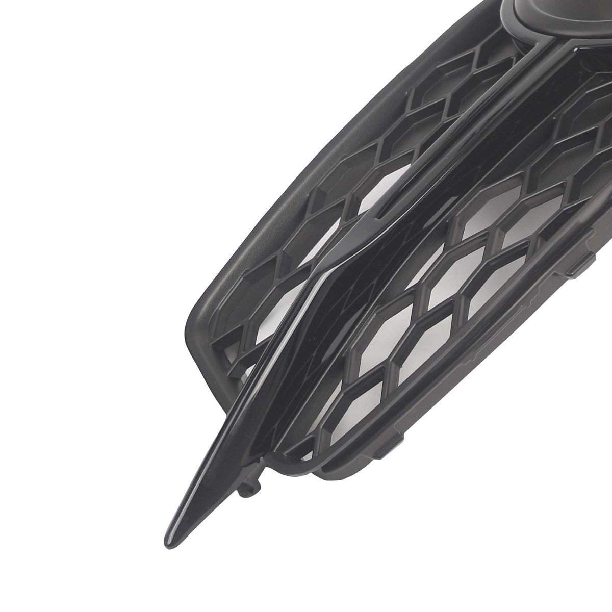 2PCS Car Front Bumper Fog Light Grille For Audi A6 C7 S-Line 2012-2014 W/LED
