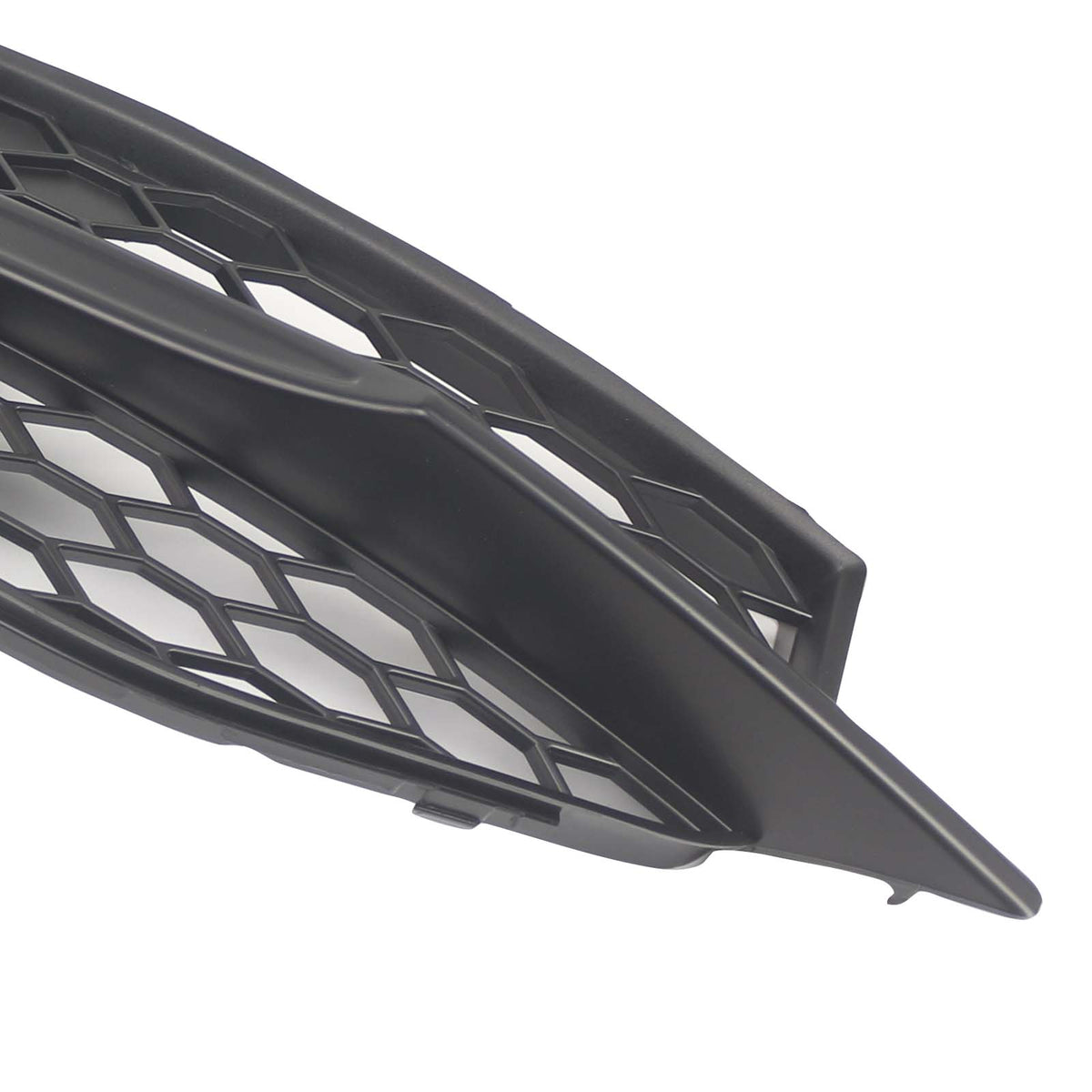 Black Front Bumper Fog Light Grille Cover Bezel Fit Audi A7 S7 S-Line 2012-2015