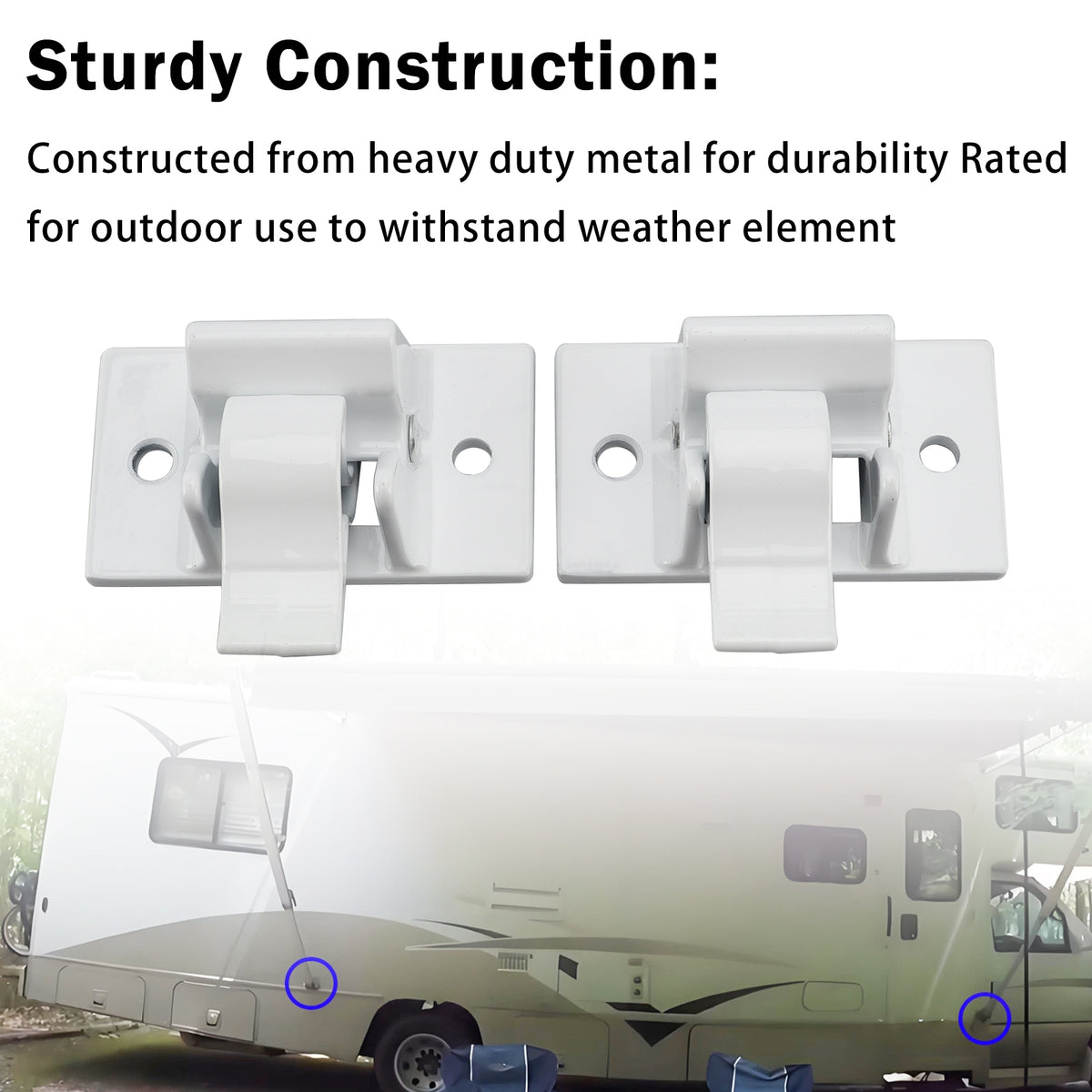2 Pcs Awning Arm Mounting Bracket for Dometic RV Camper Trailer 3104653.005