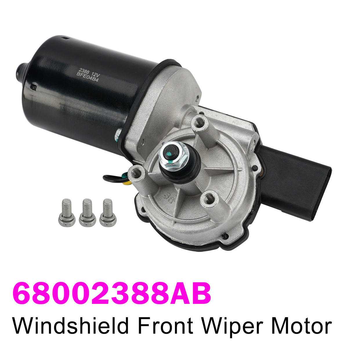 Windshield Front Wiper Motor for Jeep Wrangler JK 2007-2018 68002388AB