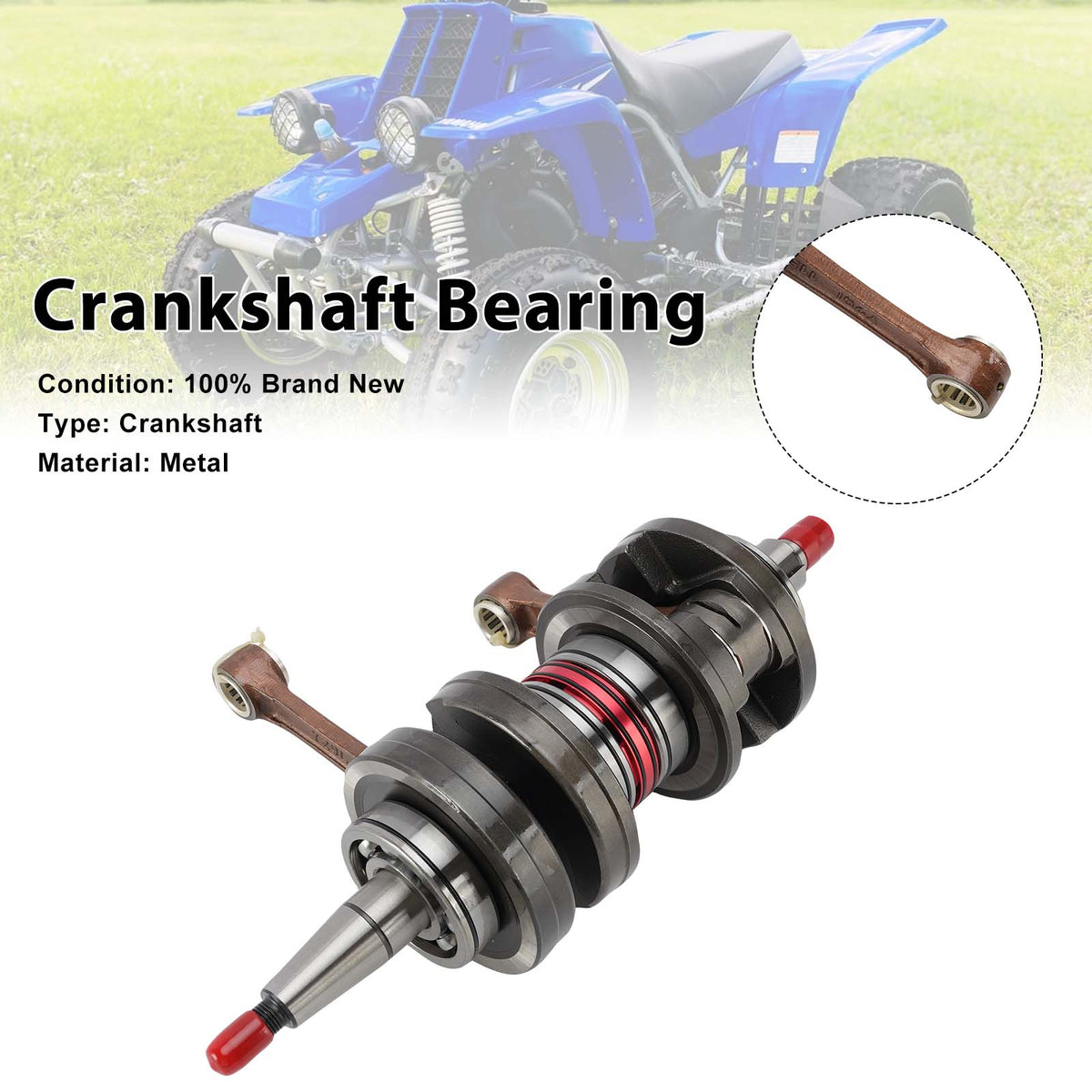 Crankshaft Bearing 115mm long rod For Yamaha Banshee 350 YFZ350 1987-2006