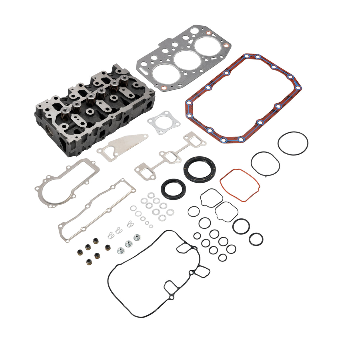 3TNV70 Cylinder Head+Gasket Kit For Yanmar Engine For John Deere Gator XUV 850D