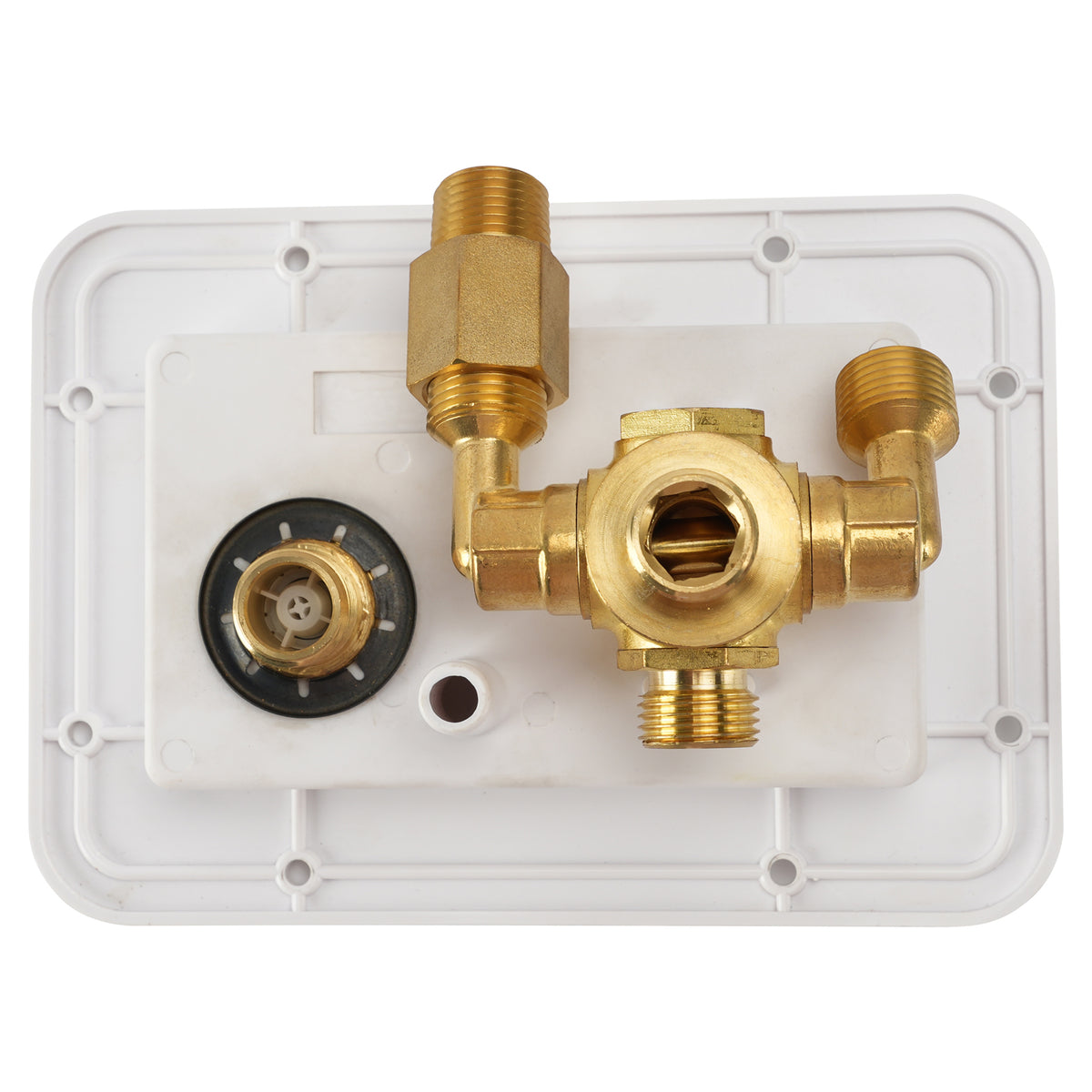 RV Water Service Panel Brass Valve MANRV101-RF For Tank Filling Maintenance