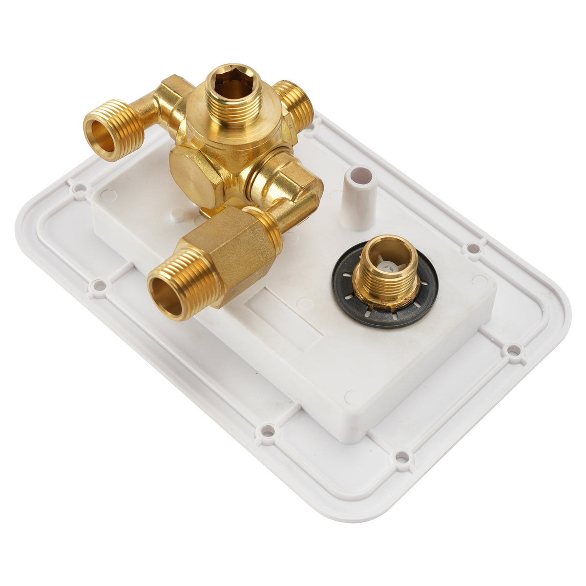 RV Water Service Panel Brass Valve MANRV101-RF For Tank Filling Maintenance