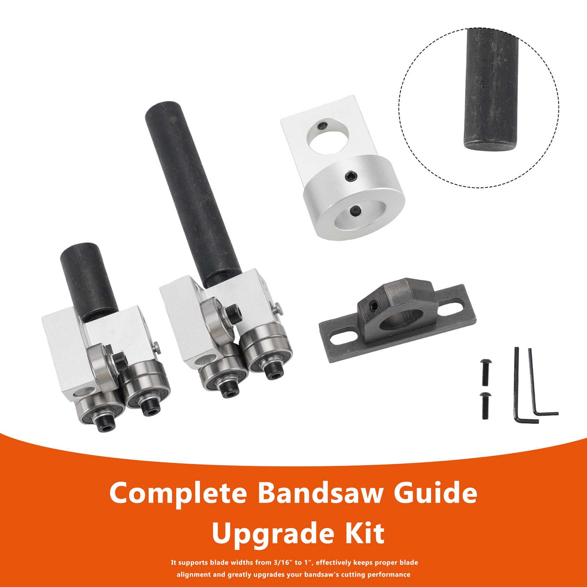 Bandsaw Blade Guide Kit for Laguna 1412 14BX LT14-3000 LT16-3000
