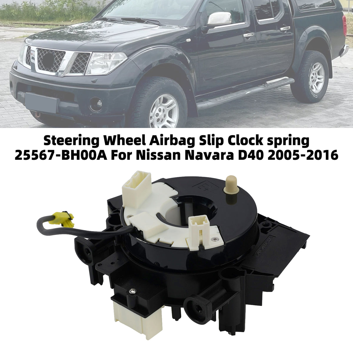 Steering Wheel Airbag Slip Clock spring 25567-BH00A For Nissan Navara 2005-2016