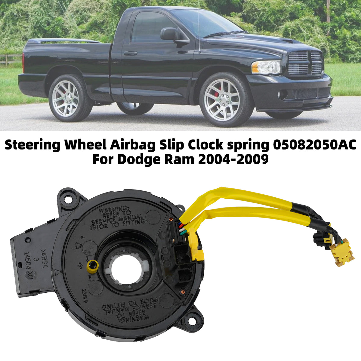 Steering Wheel Airbag Slip Clock spring 05082050AC For Dodge Ram 1500 2004-2009