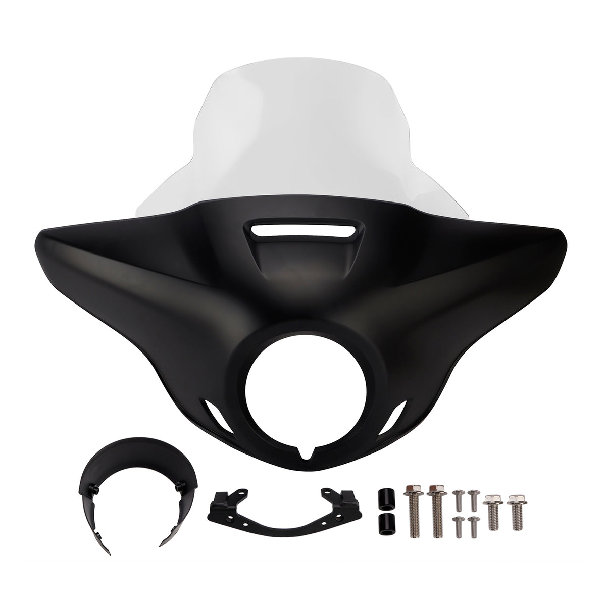 Windshield Headlight Fairing fit for CMX1100 Rebel 21-24 Matt Black+Clear