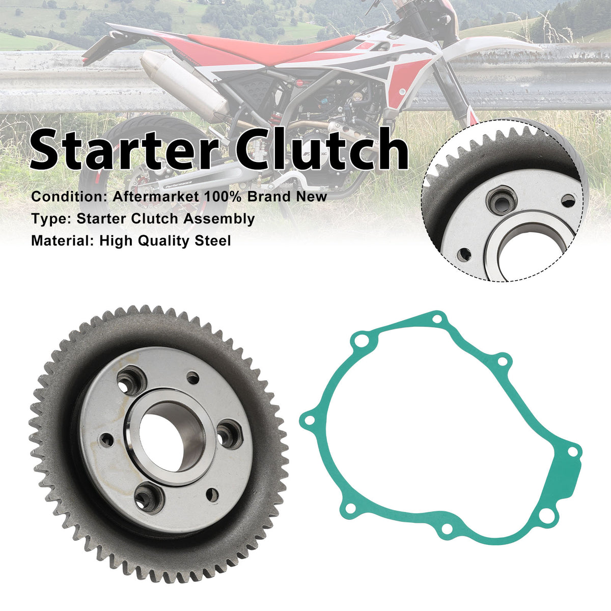 One Way Starter Clutch Kits For Fantic XMF XEF 125 Caballero Deluxe Rally