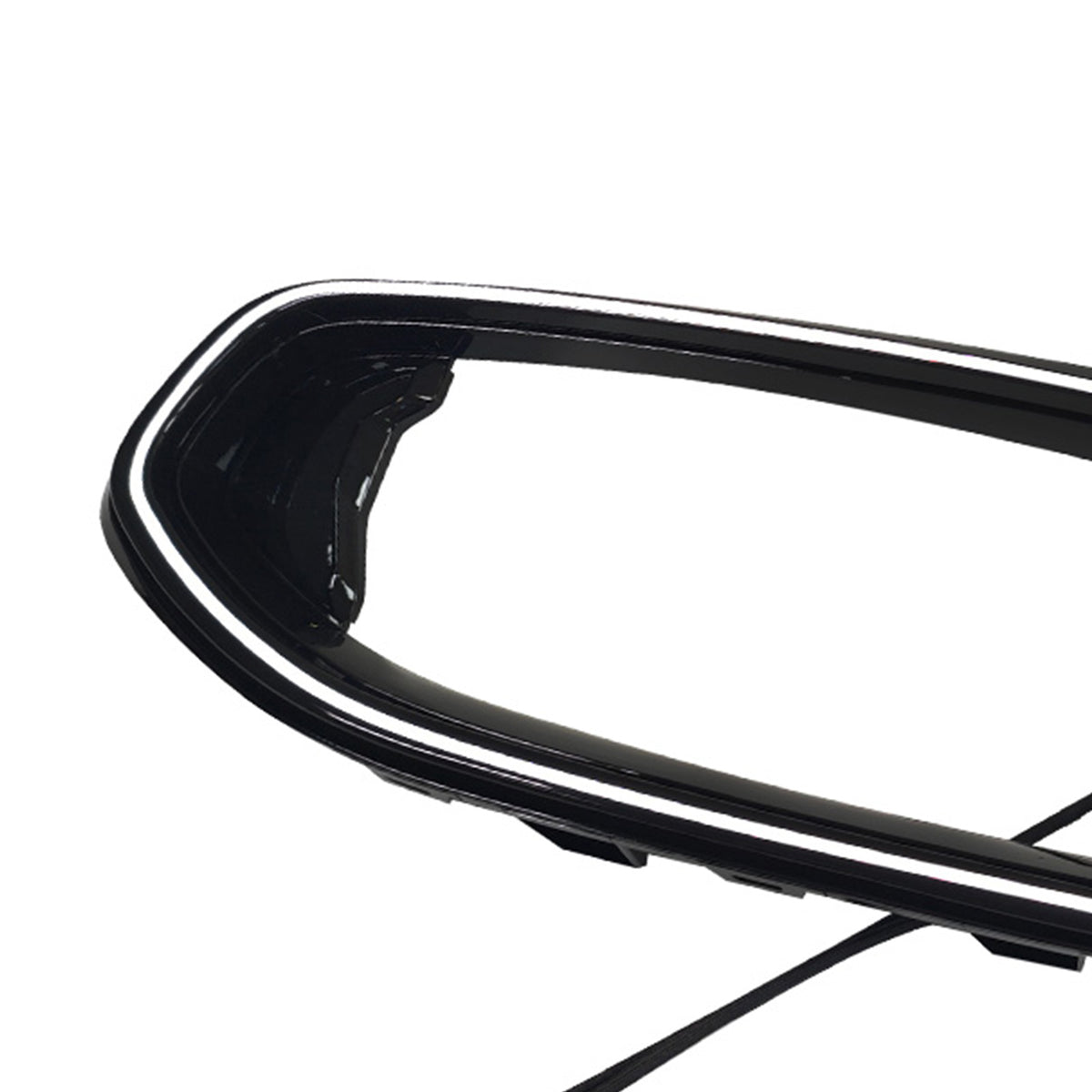 Black Front Bumper Grill Trim Cover Fit BMW G42 M240I 2022-2026 2Door W/Led