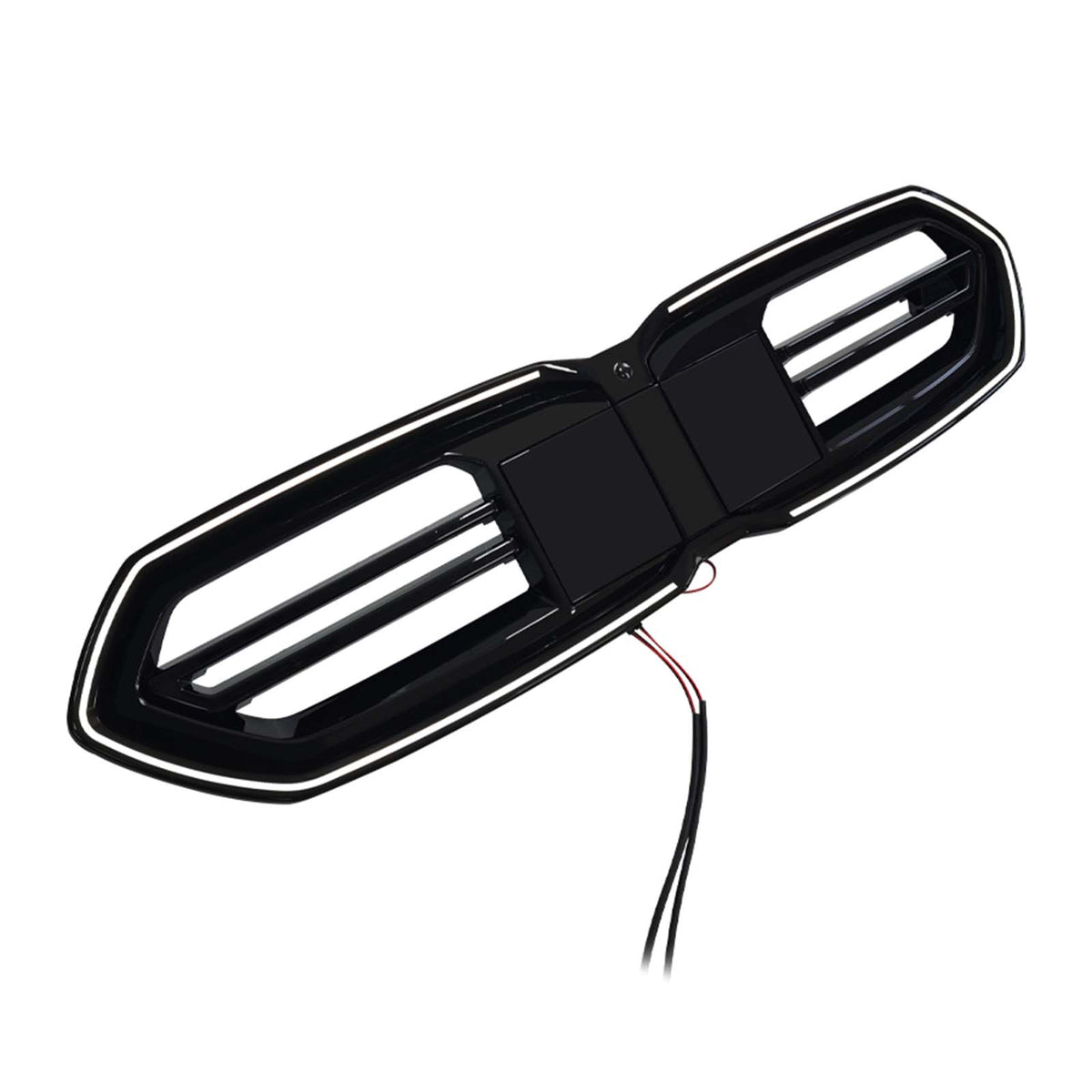 Black Front Bumper Grill Grille Fit BMW F70 F74 M235 2025-2026 4door W/LED