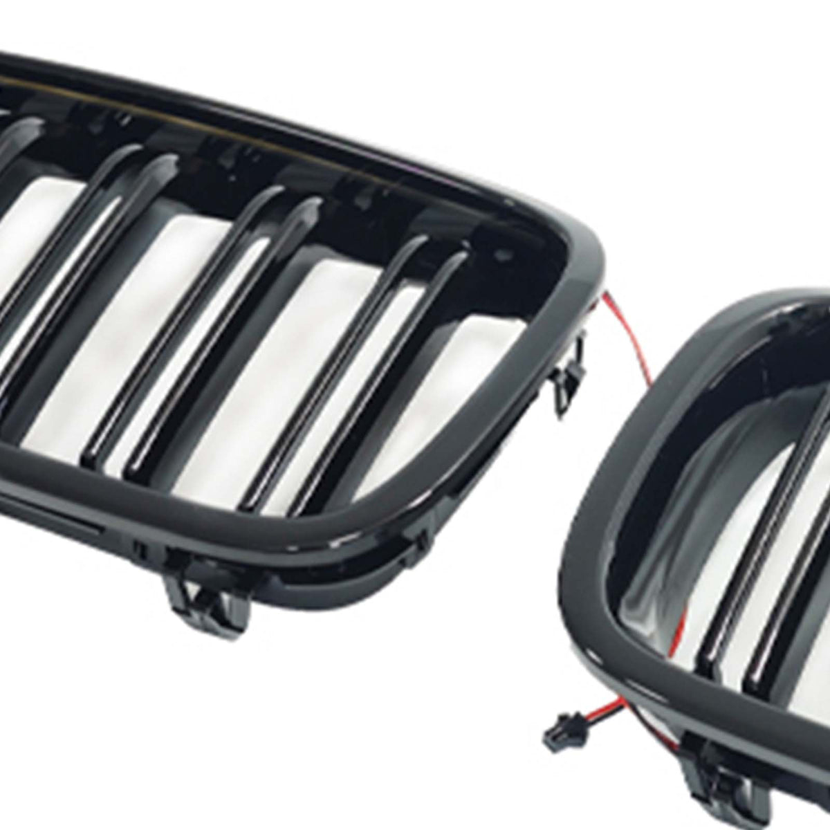Front Bumper Grill Grille Fit BMW 5 Series F10 F11 2010-2016 W/LED