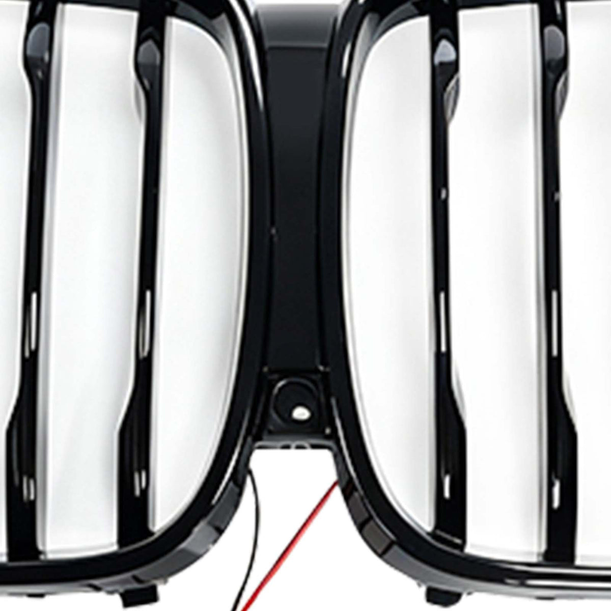 Single Gloss Black Front Kidney Grille Fit BMW X5 G05 2019-2022 W/LED