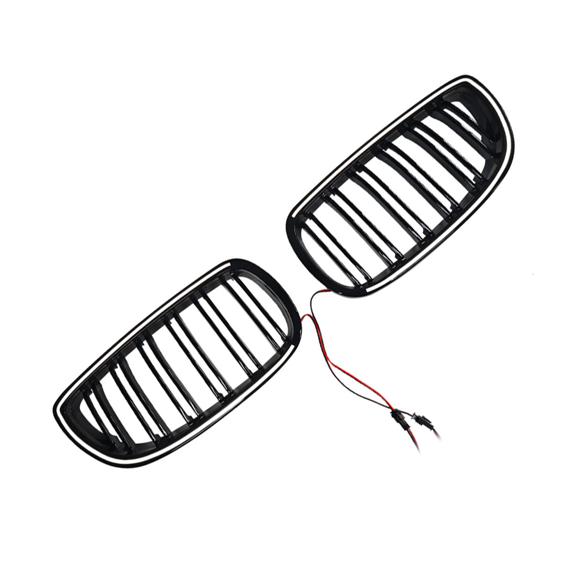 Gloss Black Front Kidney Grill Grille Fit BMW E92 E93 335i 328i Coupe 2006-2009