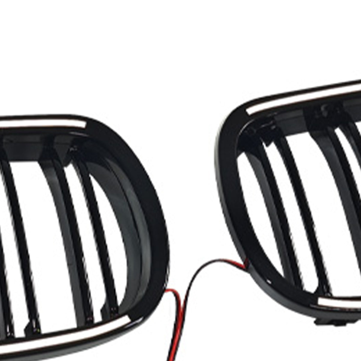 Gloss Black Front Kidney Grill Grille Fit BMW E92 E93 335i 328i Coupe 2006-2009