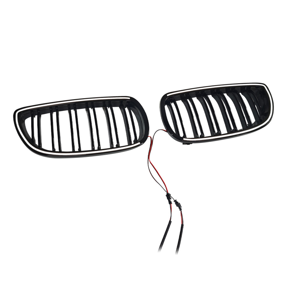 Gloss Black Front Kidney Grill Grille Fit BMW E92 E93 335i 328i Coupe 2006-2009