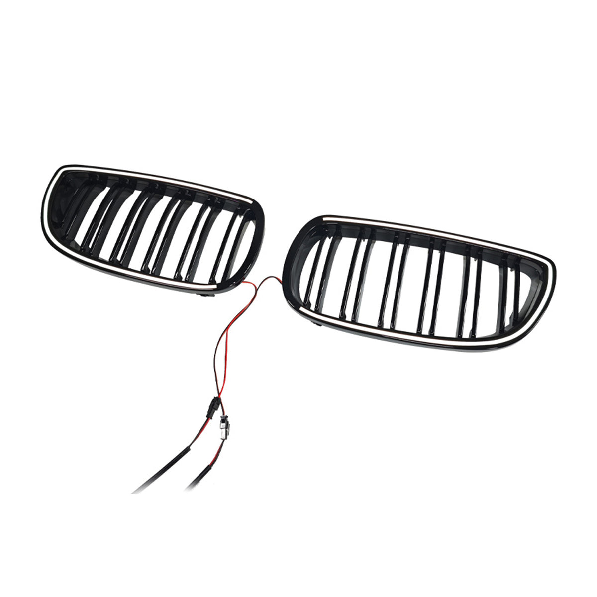 Gloss Black Front Kidney Grill Grille Fit BMW E92 E93 335i 328i Coupe 2006-2009