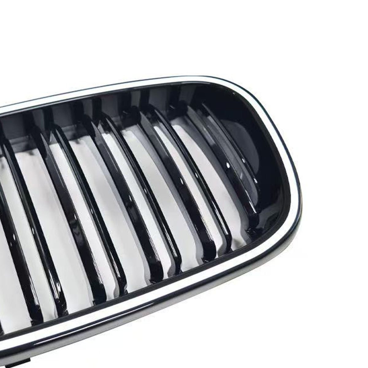 Black Front Bumper Grille Fit BMW 3 Series E46 4-Door Pre-LCI 1999-2001 W/LED