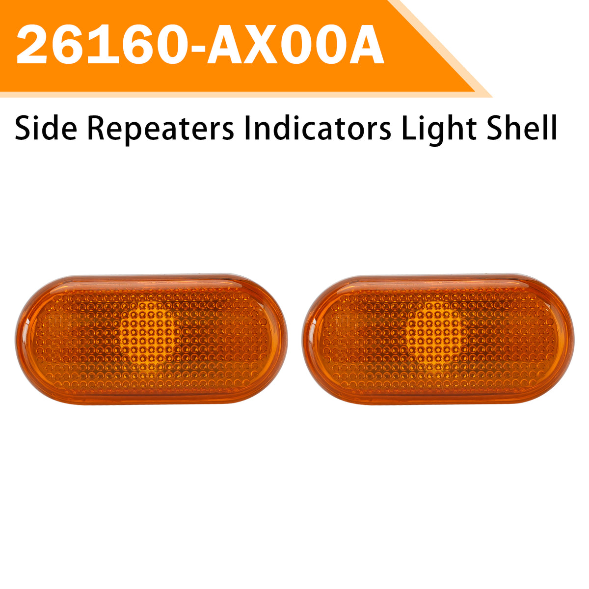 Side Repeaters Indicators Light Shell Case for Nissan March Micra 26160-AX00A