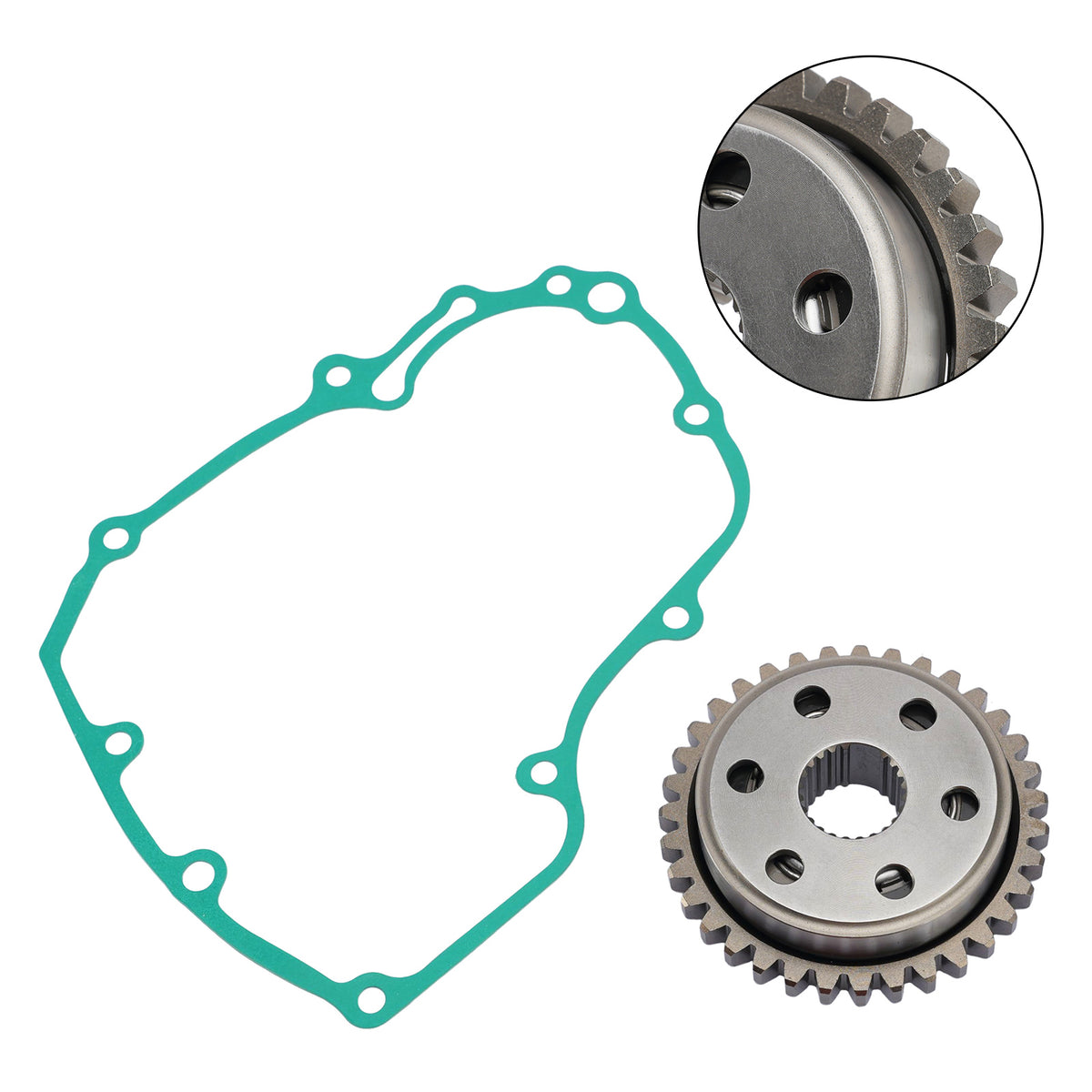 Starter Clutch One Way & Stator Cover Gasket 11395-Hp1-600 For Honda Trx450R 06