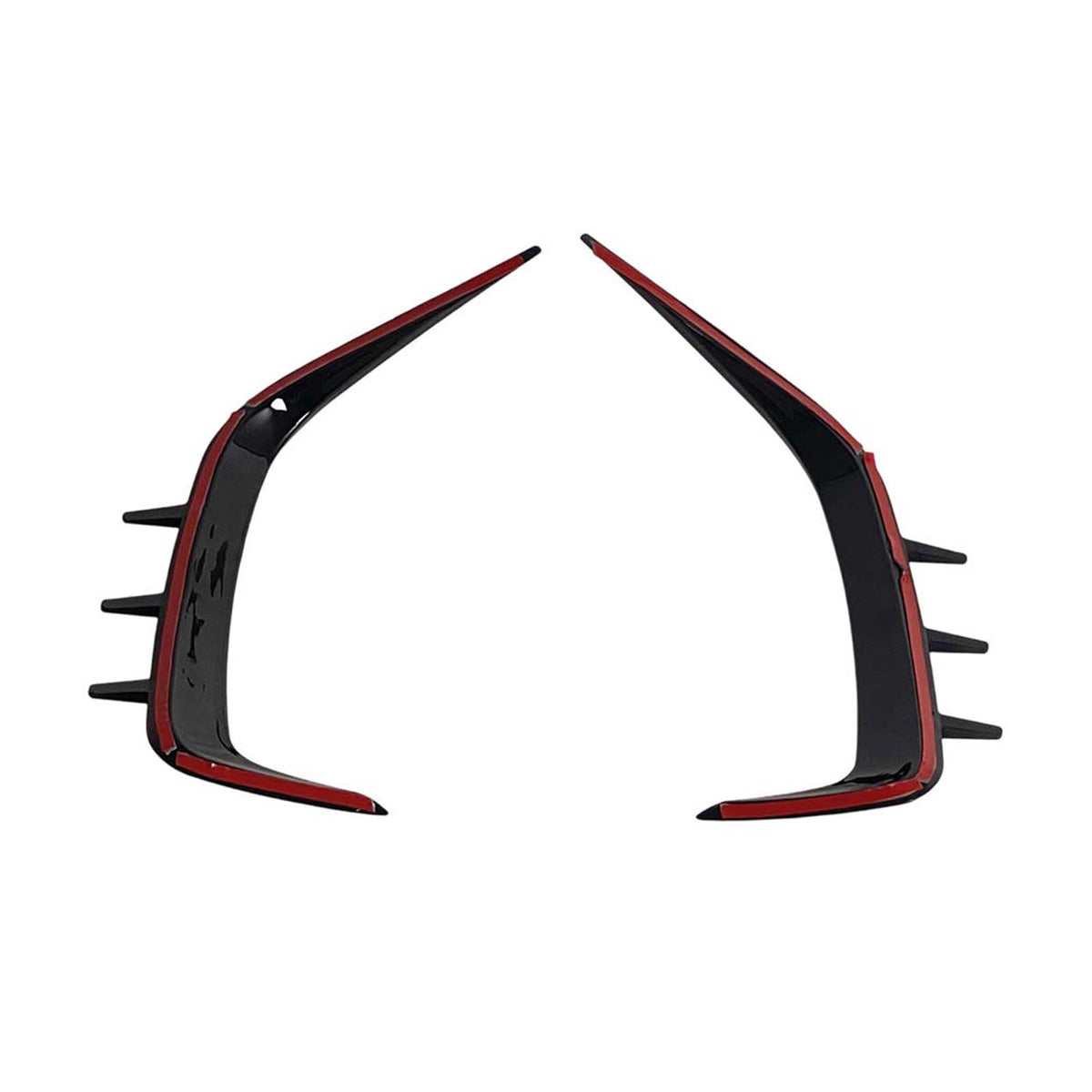 Rear Bumper Splitter Canard Air Vent Trim Fit BMW 4 Series Coupe G22 2021-2026