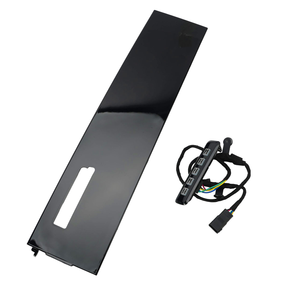 B Pillar Molding Trim w/Door Keyless Entry Keypad For Ford F-Series 2017-2026