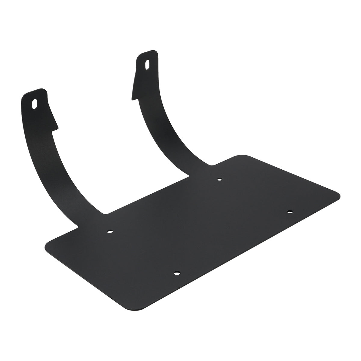 Semi Truck Commercial Truck Deer Guard Stainless License Plate Holder Black