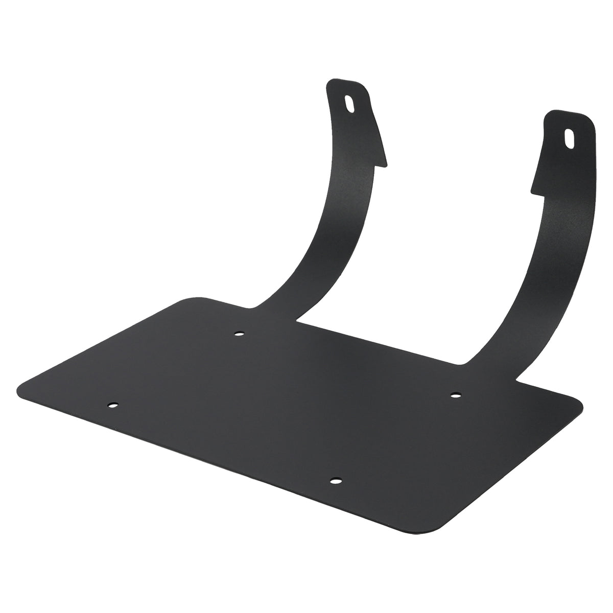 Semi Truck Commercial Truck Deer Guard Stainless License Plate Holder Black