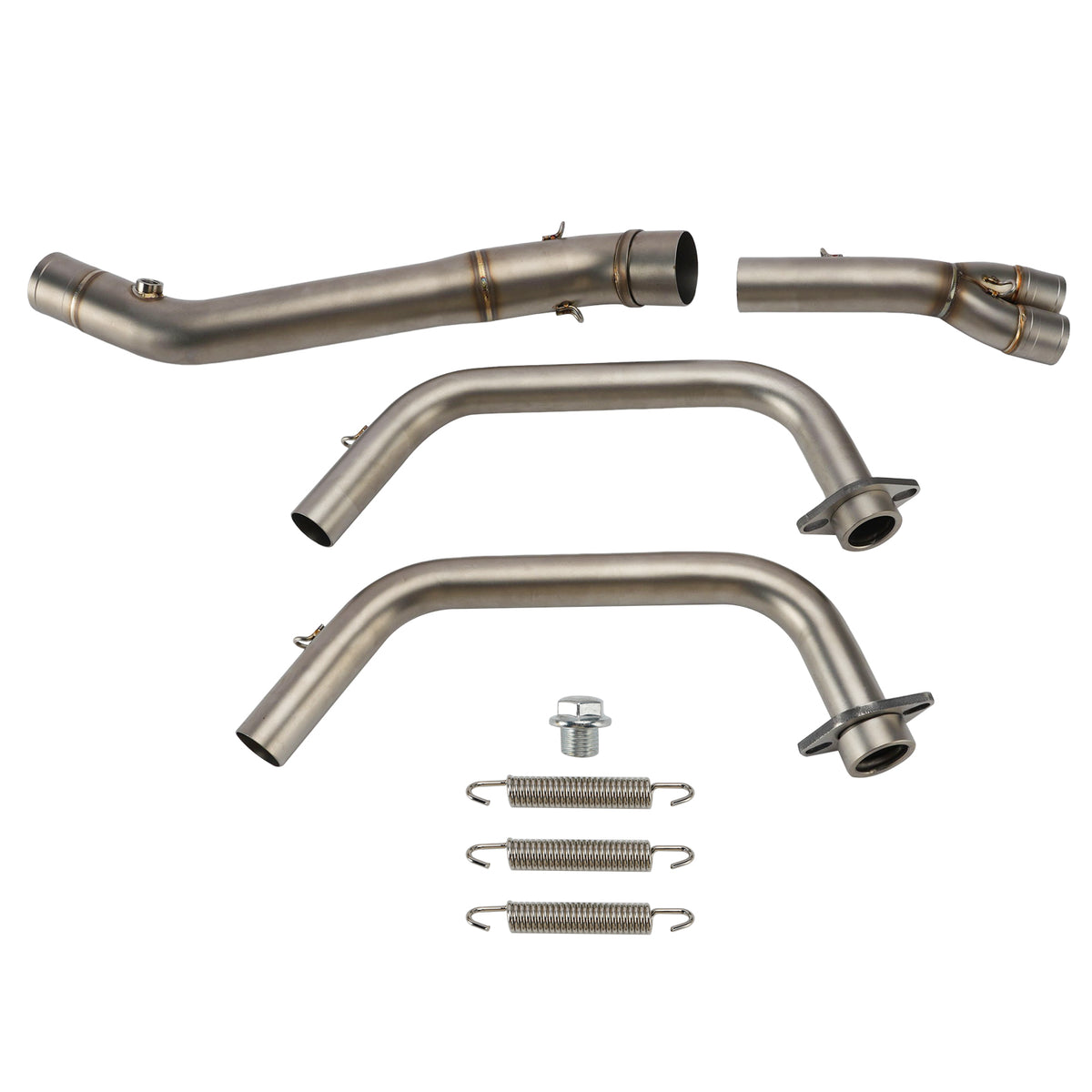 Header Link Pipe Front Exhaust System For Yamaha Yzf-R3 2015-2025 R25 Mt-03 Mt25