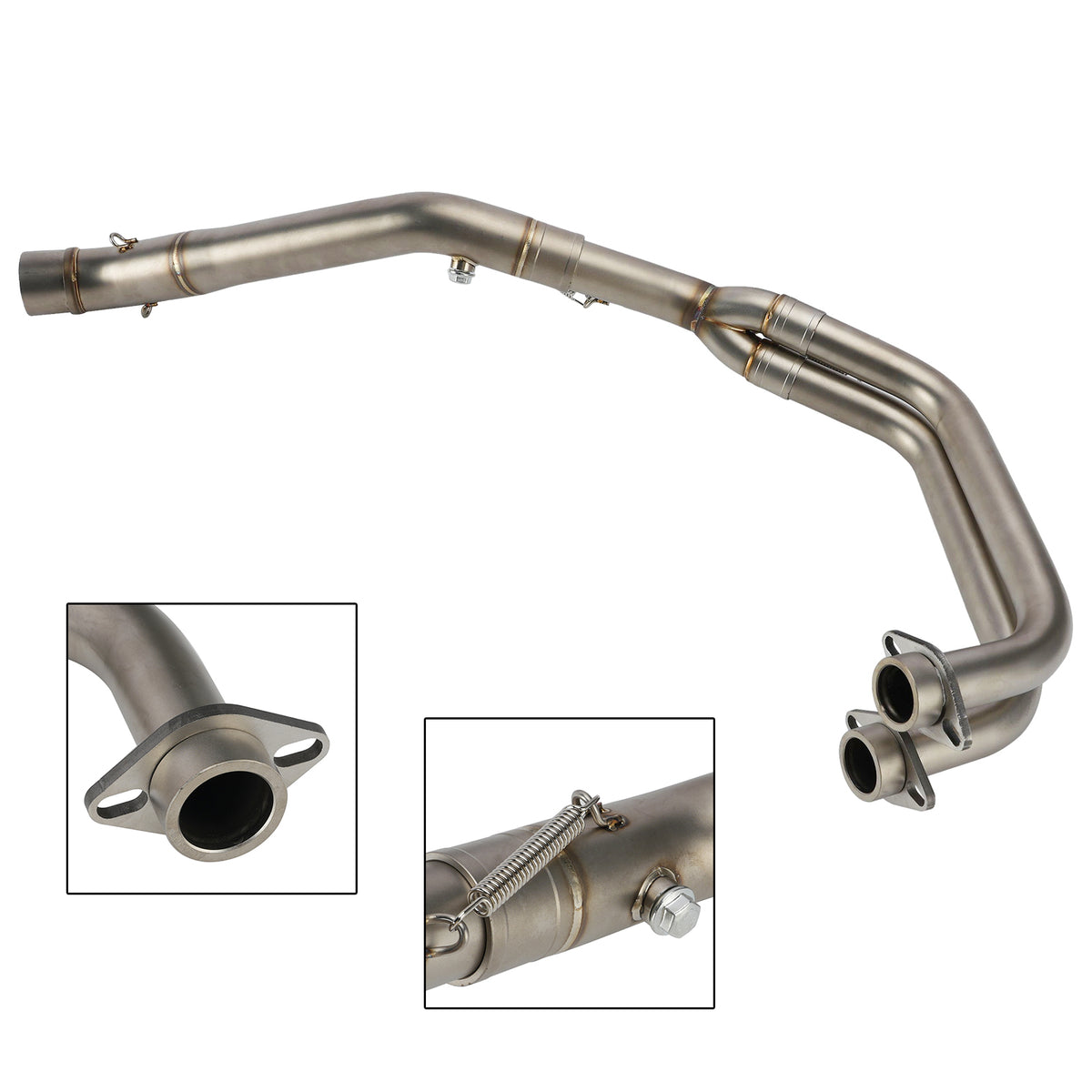 Header Link Pipe Front Exhaust System For Yamaha Yzf-R3 2015-2025 R25 Mt-03 Mt25