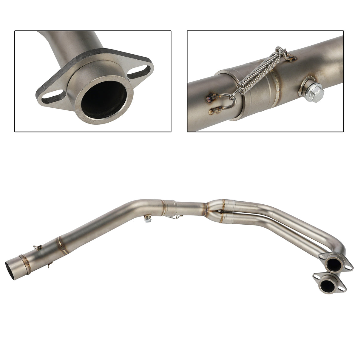 Header Link Pipe Front Exhaust System For Yamaha Yzf-R3 2015-2025 R25 Mt-03 Mt25