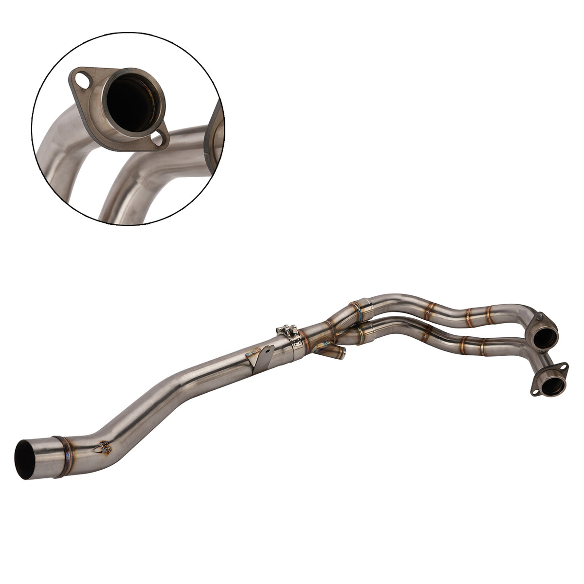 Header Link Pipe Front Exhaust System For Honda Cbr500R Cb500X / 500F 2013-2025