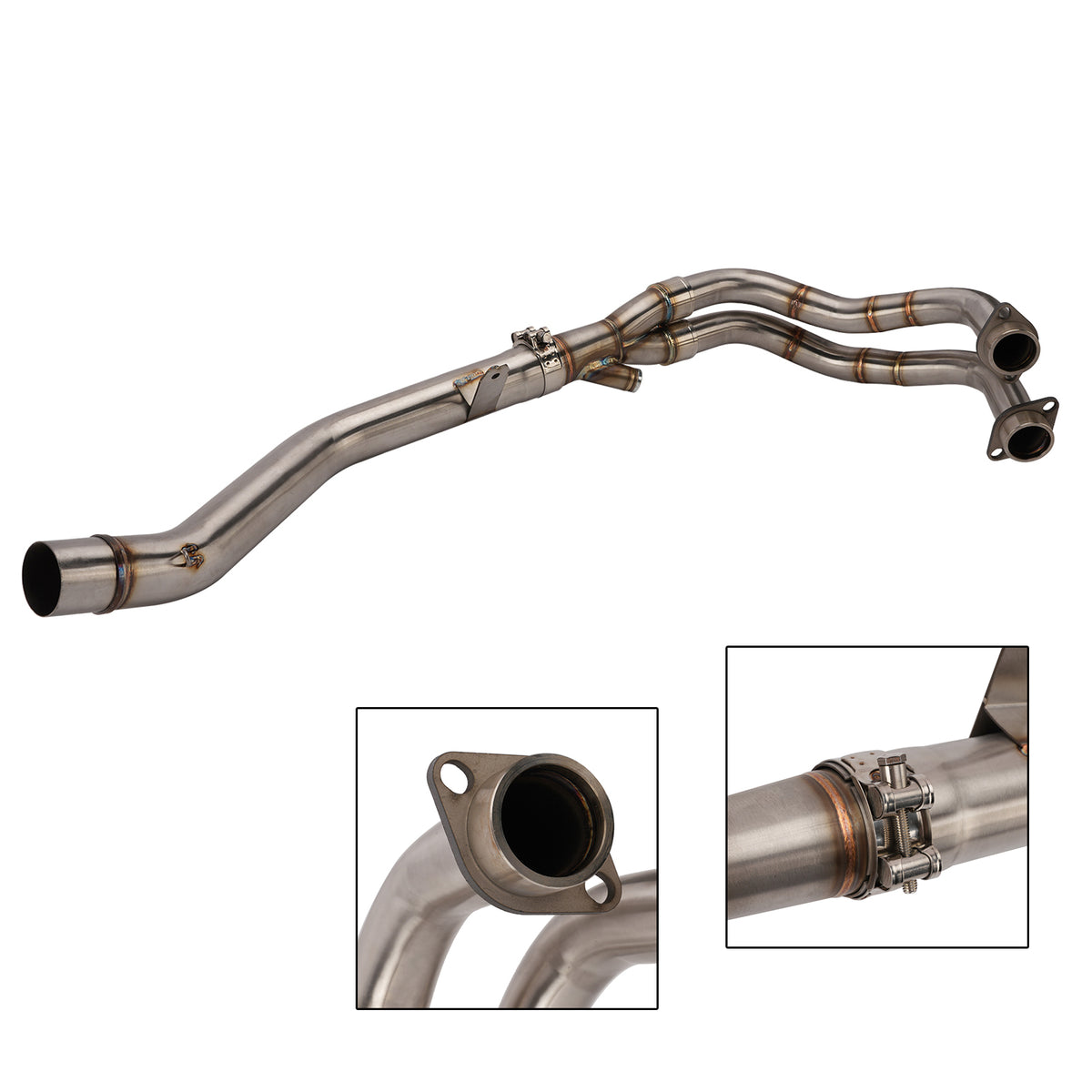Header Link Pipe Front Exhaust System For Honda Cbr500R Cb500X / 500F 2013-2025