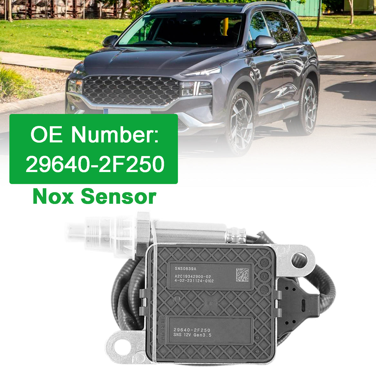 Nitrogen NOx Sensor 29640?2F250 For Kia Hyundai Palisade 19 Gen 3.5