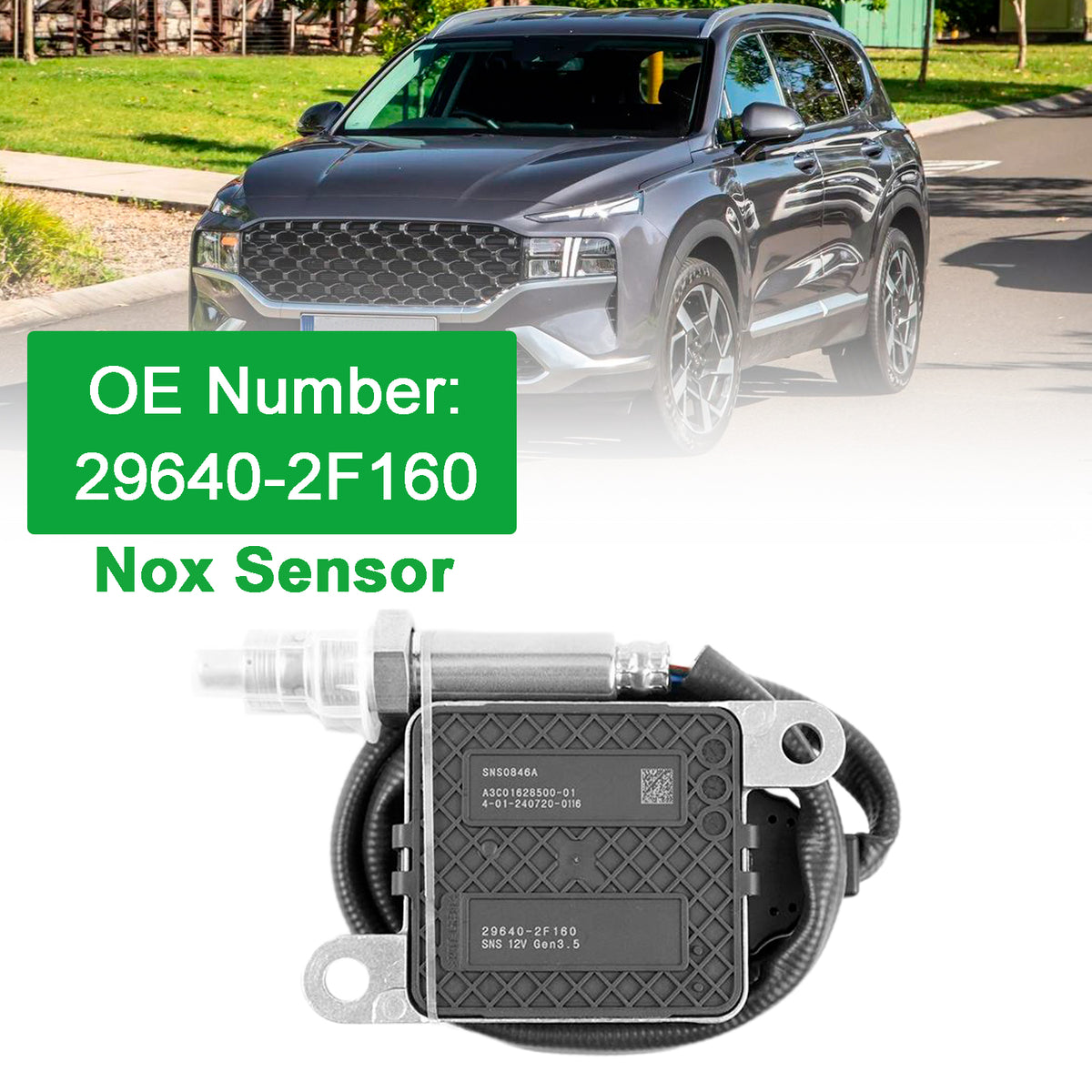Nitrogen NOx Sensor 29640?2F160 For KIA Sorento Hyundai Santa Fe 2018?2020