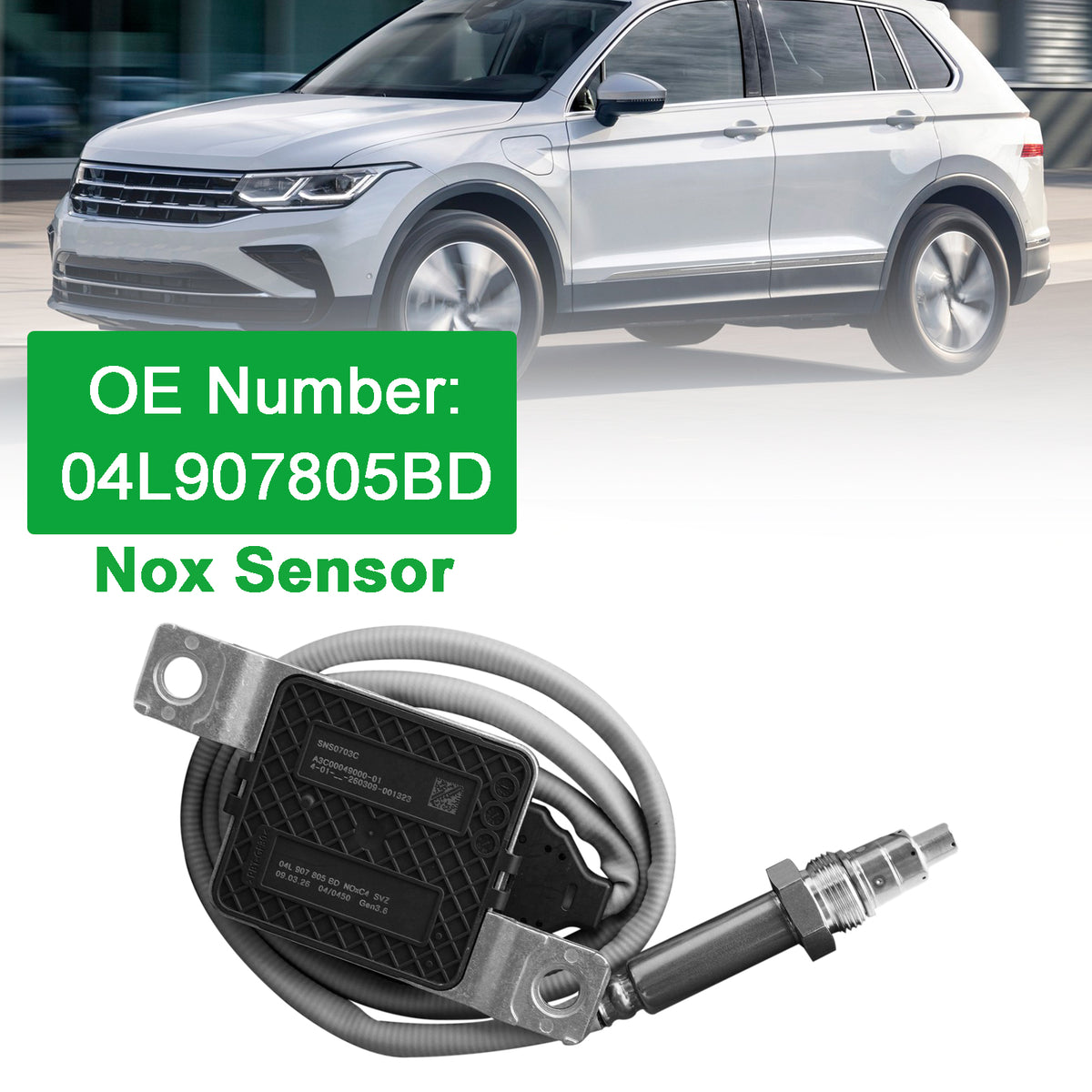 Nitrogen Oxide NOx Sensor SNS0703C 04L907805BD For Audi VW
