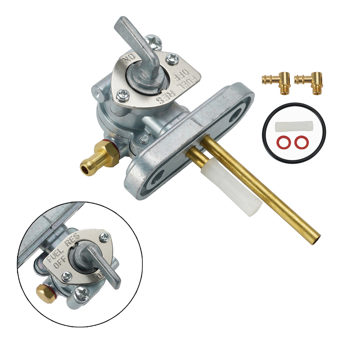 Petcock Fuel Gas Tap Valve fit for Yamaha XS500 XS650 SR500 XS1100 447-24500-01