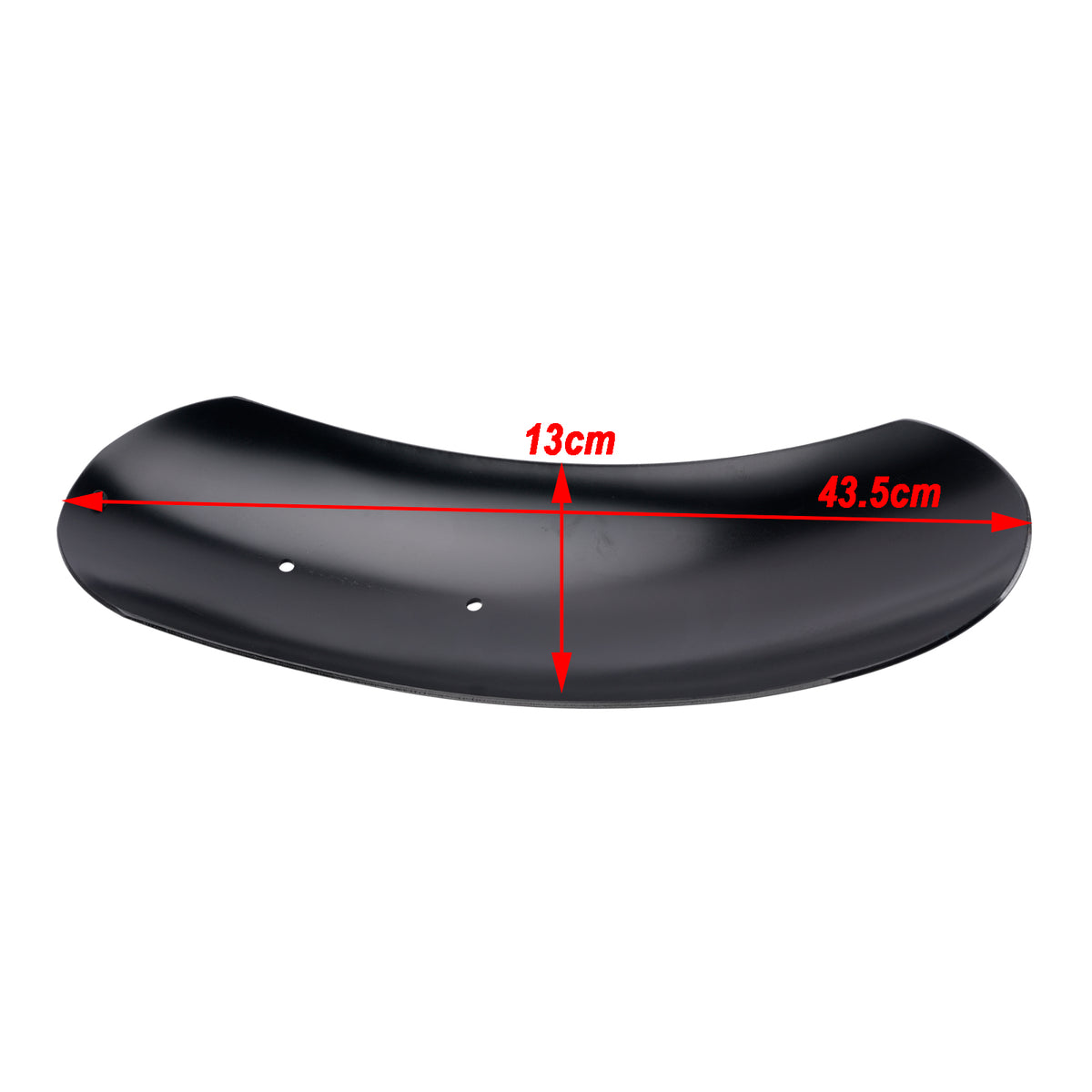 Extended Aluminum alloy Front Mudguard For Street Scrambler 900 2026-2027 Black