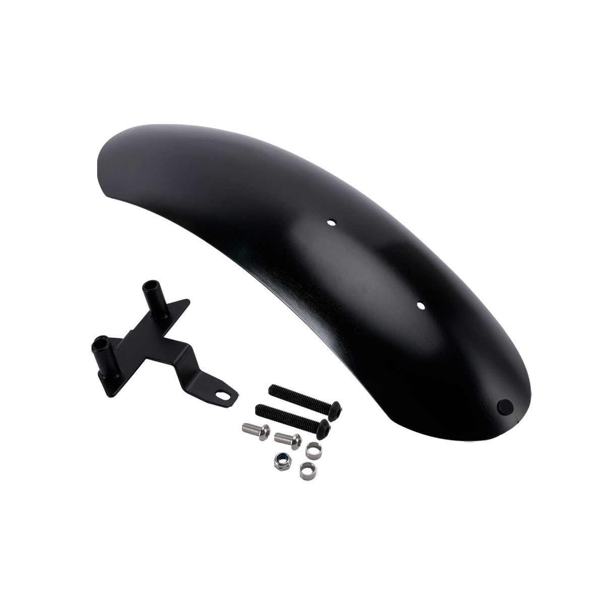 Extended Aluminum alloy Front Mudguard For Street Scrambler 900 2026-2027 Black